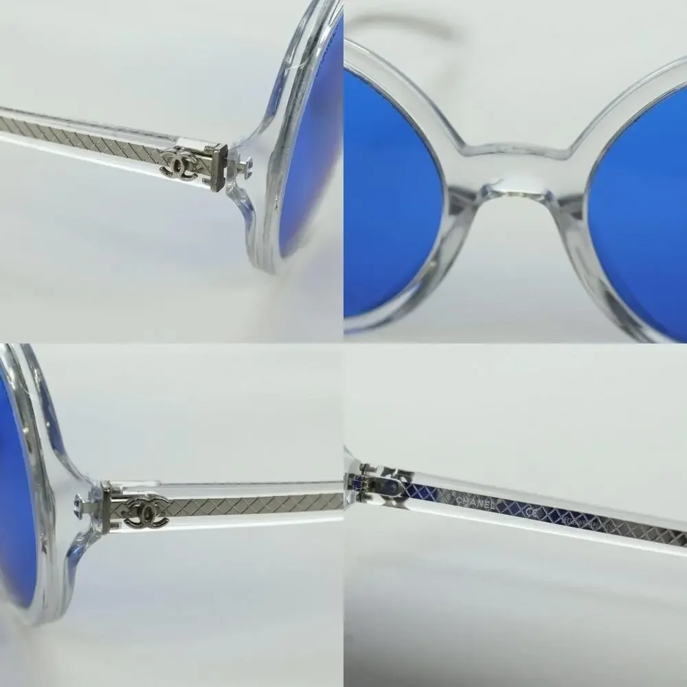 Chanel Sunglasses Clear 71287a CC White